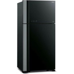 Холодильник Hitachi R-VG610PUC7 GBK 2-хкамерн. черный (двухкамерный)