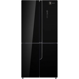 Холодильник Weissgauff WCD 470 BG NoFrost Inverter 2-хкамерн. черный