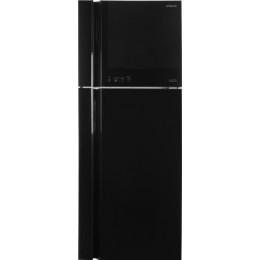 Холодильник Hitachi R-VG540PUC7 GBK 2-хкамерн. черное стекло (двухкамерный)