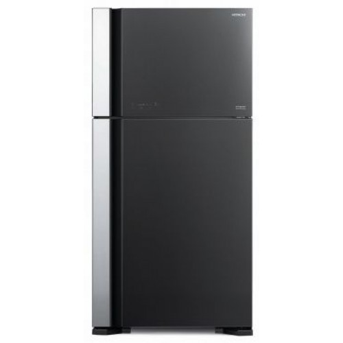 Холодильник Hitachi R-VG610PUC7 GGR 2-хкамерн. серое стекло (двухкамерный)