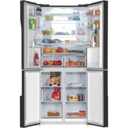 Холодильник Maunfeld MFF181NFB 3-хкамерн. черный глянц.