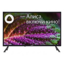 Телевизор LED Digma 32" DM-LED32SBB31 Яндекс.ТВ черный HD 60Hz DVB-T DVB-T2 DVB-C DVB-S DVB-S2 USB W