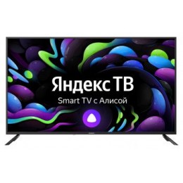 Телевизор LED Digma 50" DM-LED50UBB31 Яндекс.ТВ черный 4K Ultra HD 60Hz DVB-T DVB-T2 DVB-C DVB-S DVB