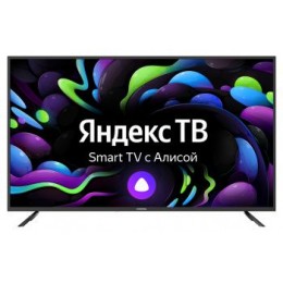 Телевизор LED Digma 55" DM-LED55UBB31 Яндекс.ТВ черный 4K Ultra HD 60Hz DVB-T DVB-T2 DVB-C DVB-S DVB