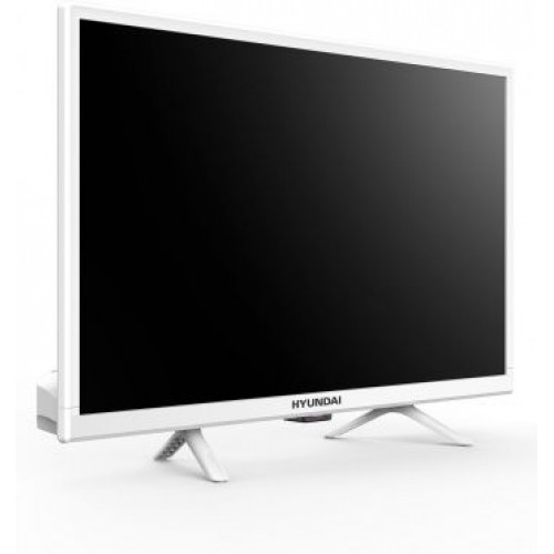 Телевизор LED Hyundai 24" H-LED24BS5102 Салют ТВ Slim Design белый HD 60Hz DVB-T DVB-T2 DVB-C DVB-S