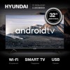 Телевизор LED Hyundai 32" H-LED32BS5002 Android TV Frameless черный HD 60Hz DVB-T2 DVB-C DVB-S DVB-S