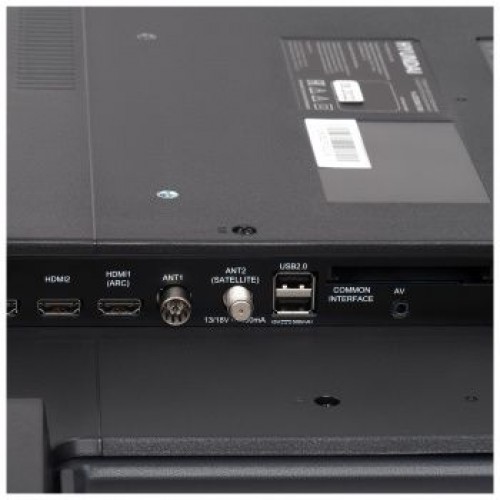 Телевизор LED Hyundai 50" H-LED50BU7000 Салют ТВ Frameless черный 4K Ultra HD 60Hz DVB-T DVB-T2 DVB-