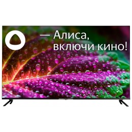 Телевизор LED Hyundai 55" H-LED55BU7003 Яндекс.ТВ Frameless черный 4K Ultra HD 60Hz DVB-T DVB-T2 DVB