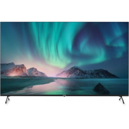 Телевизор LED Hyundai 65" H-LED65BU7006 Android TV Frameless Metal черный/серебристый 4K Ultra HD 60