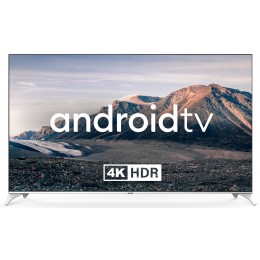 Телевизор LED Hyundai 75" H-LED75QBU7500 Android TV Frameless черный/серебристый 4K Ultra HD 60Hz DV