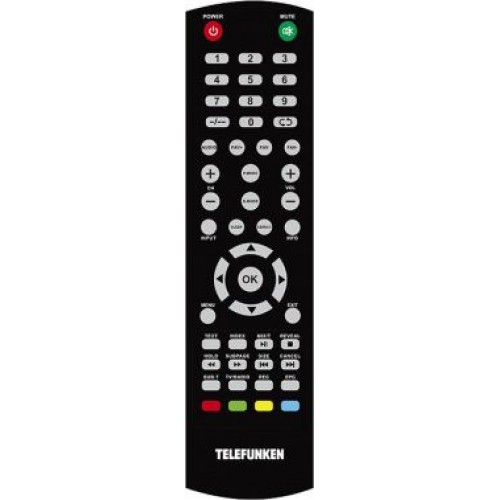 Телевизор LED Telefunken 23.6" TF-LED24S22T2(черный)\H черный/HD/DVB-T/60Hz/DVB-T2/DVB-C/USB