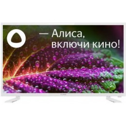 Телевизор LED Yuno 31.5" ULX-32TCSW2234 Яндекс.ТВ белый HD 50Hz DVB-T DVB-T2 DVB-C DVB-S DVB-S2 USB