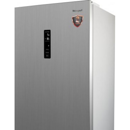 Холодильник Weissgauff WRK 2000 XNF DC Inverter нержавеющая сталь (двухкамерный)